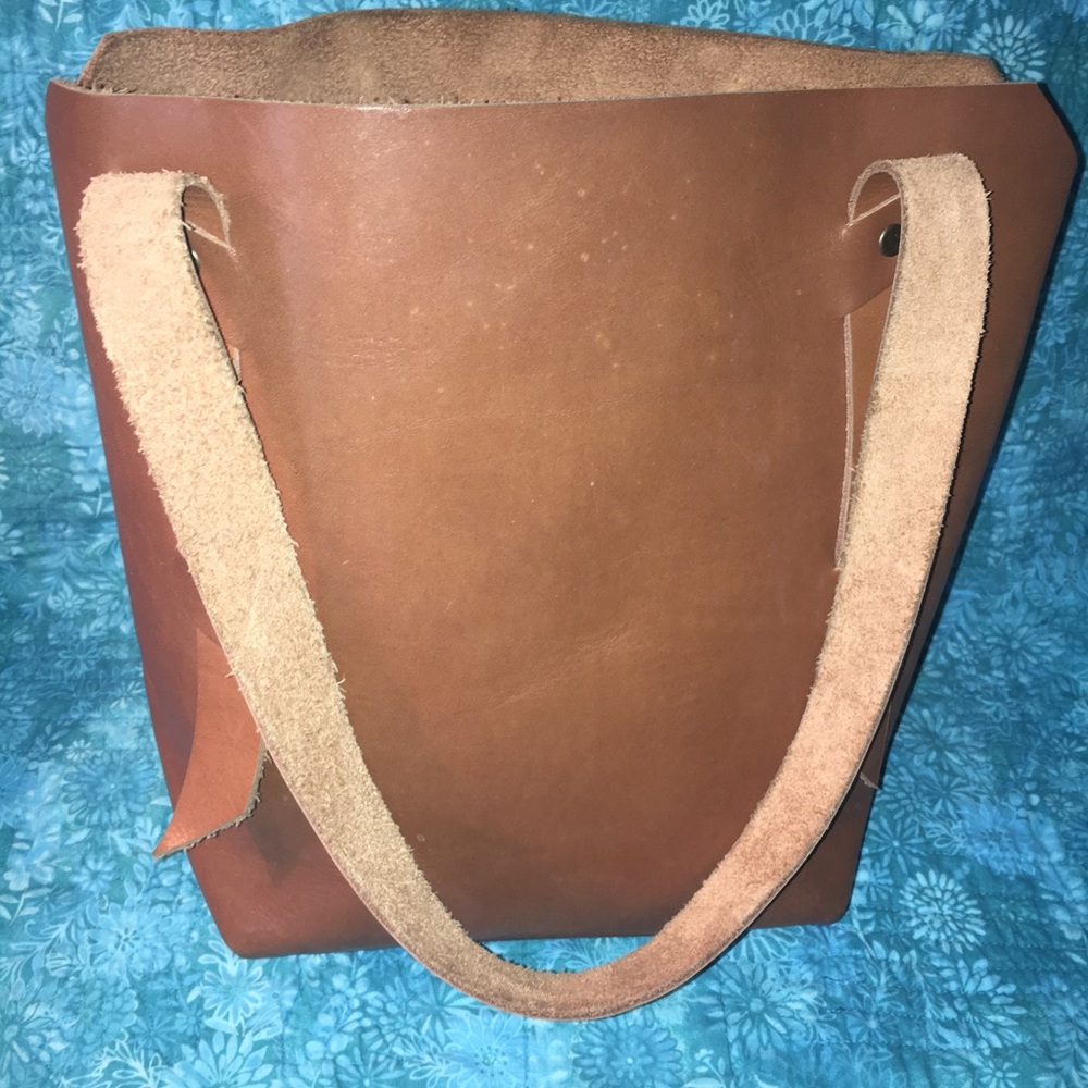 Portland Leather natural character Everyday tote